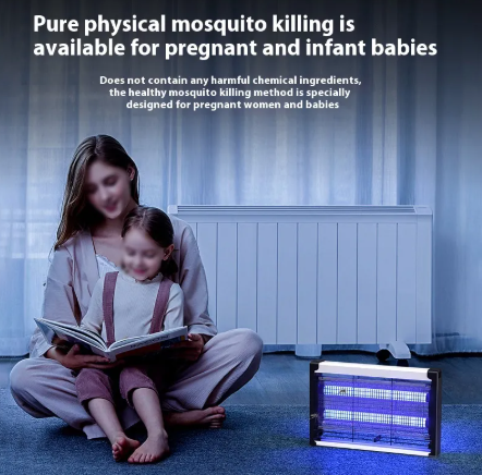 Lámpara Mata Moscas y Mosquitos Eléctrica para Interiores