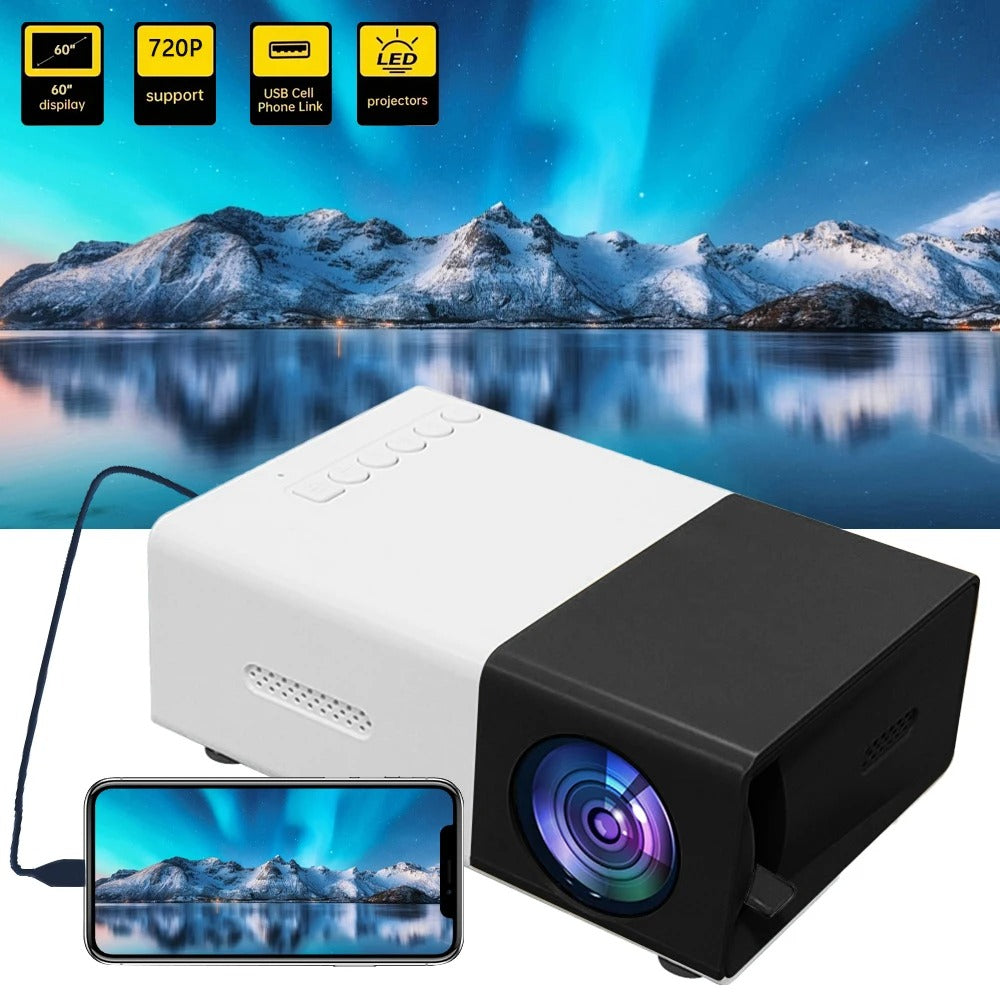 Portable Wired Mobile Phone Projector...